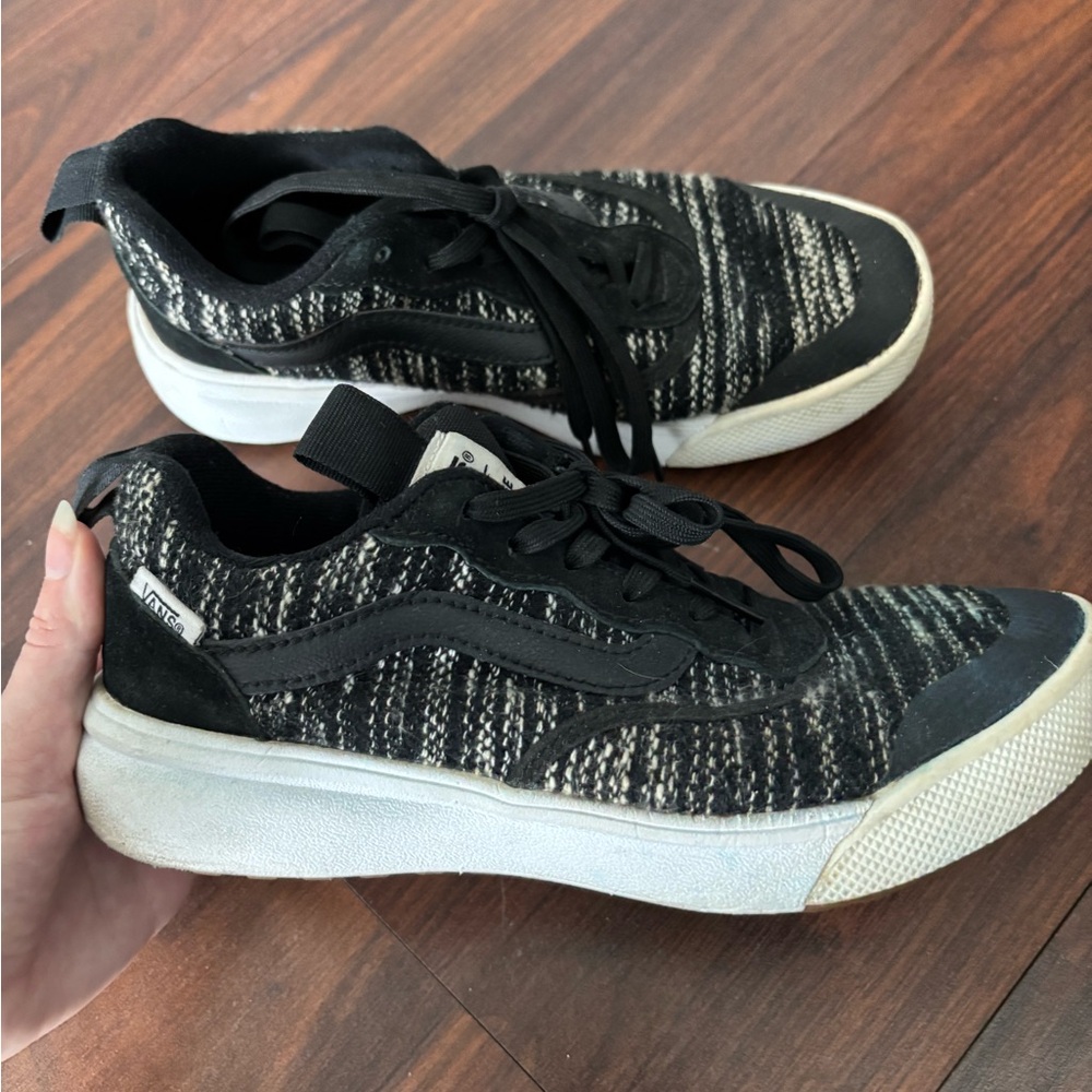 Vans Black and White Sneakers